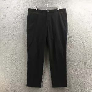 Perk Slim Fit Stretch Chino Pants Mens 40/30 (actual 41x29) Black Mid Rise NEW - Picture 1 of 16
