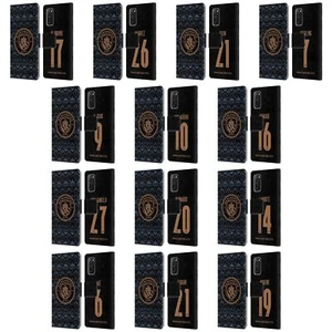 MAN CITY FC 2020/21 JOUEURS AWAY KIT GROUPE 1 ÉTUI COQUE EN CUIR POUR SAMSUNG 1 - Photo 1 sur 13
