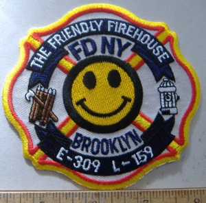 E-309 L-159 NEW YORK FIRE DEPT NEW YORK FABRIC PATCH - Picture 1 of 1
