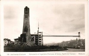 Spain old postcard Bilbao Las Arenas Vizcaya bridge (66) - Picture 1 of 1