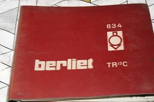 catalogue de pièces de rechange BERLIET 834  chassis TR 12 C(66 - Foto 1 di 5