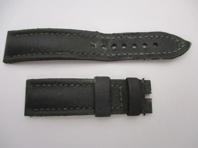 Correa de reloj BLANCPAIN Fifty Fathoms 20 mm x 18 mm tela de vela negra 110 mm + 70 mm Foto 1 de 4