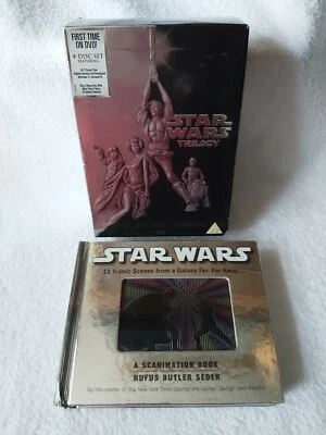 STAR WARS DVD BOX SET+SCANIMATION BOOK 3D(DVD AND BOOK LIKE NEW) - Image 1 of 4