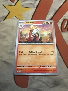 Pokémon Crocalor 024/182 Sv04: Paradox Rift Regular #024 - Picture 1 of 2