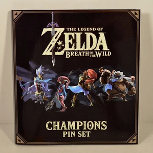 Official Legend of Zelda Breath of WIld Champions Pin Set Nintendo Culturefly - Picture 1 of 9