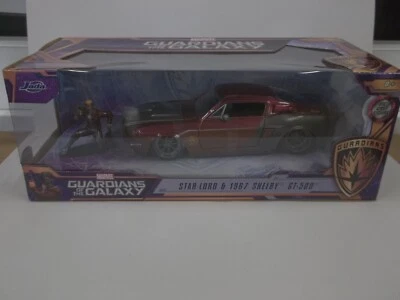 Jada - GUARDIANS OF THE GALAXY - Star-Lord & 1967 Shelby GT-500 - 1/24 Scale NEW - Image 1 of 4