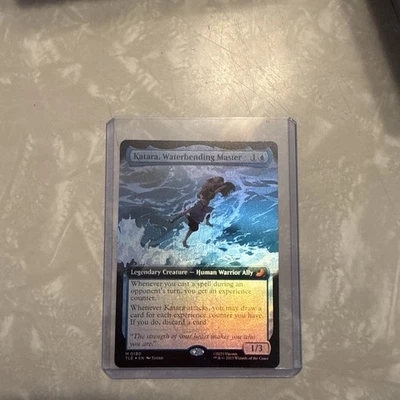 Katara, Waterbending Master (Extended Art Foil) Mythic MTG Avatar Eternal - Image 1 of 2
