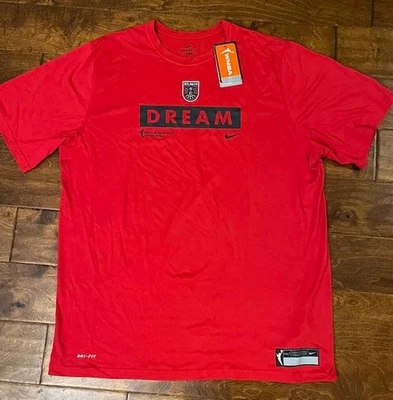 Nike DriFit Shirt Small Short Sleeve Red Atlanta Dream basketball 2XLT - Image 1 of 3