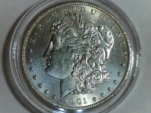 1901-O Morgan Silver Dollar BU Lot 28 - Picture 1 of 2
