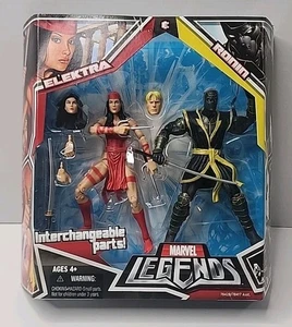 Marvel Legends - Elektra & Ronin Action Figure 2-Pack - Hasbro 2008 - Read Desc. - Foto 1 di 13