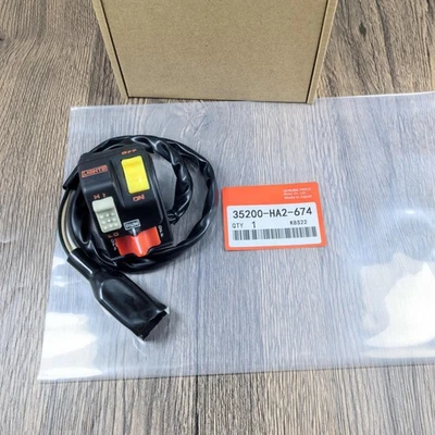 OEM For 1985-1986 Honda ATC250R Light /Kill/Start Switch 35200-HA2-674 US - Image 1 of 3