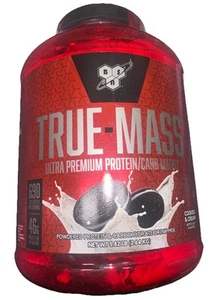 BSN Cookies & Cream True-Mass Premium Protein 5.82LB Exp: 3/26 - Picture 1 of 4