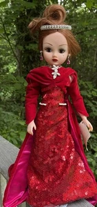 Madam Alexander Legends Cissy Platinum Collection Red Sequin Gown 0457 Gorgeous - Picture 1 of 7