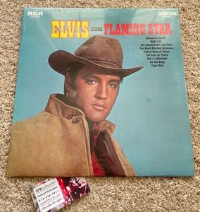 Elvis Presley Flaming Star 1969 USA Camden Vinyl LP FACTORY SEALED PRISTINE 3 ba - Imagen 1 de 2