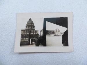 Foto original de soldado de la Segunda Guerra Mundial en el Hotel Des Invalides de la tumba de Napoleón 3" x 2" - Imagen 1 de 4