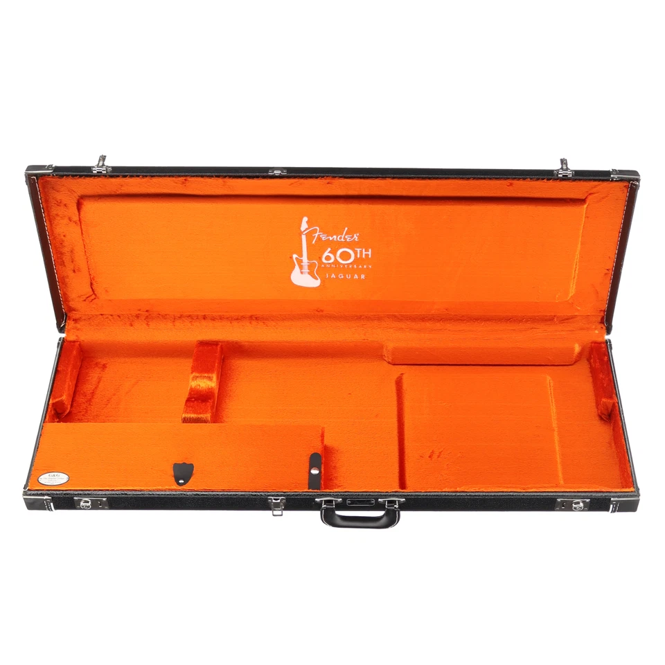 Fender American G&G 60th Anniversary Jaguar Case Gray Black Hardshell USA - Image 1 of 4