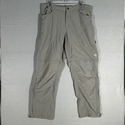Pantalones de Senderismo Convertibles Mountain Hardwear Para Hombres XL Calce Regular Gris Exterior Foto 1 de 4