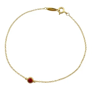 TIFFANY&Co. Bracelet K18 yellow gold Ruby used - Picture 1 of 5
