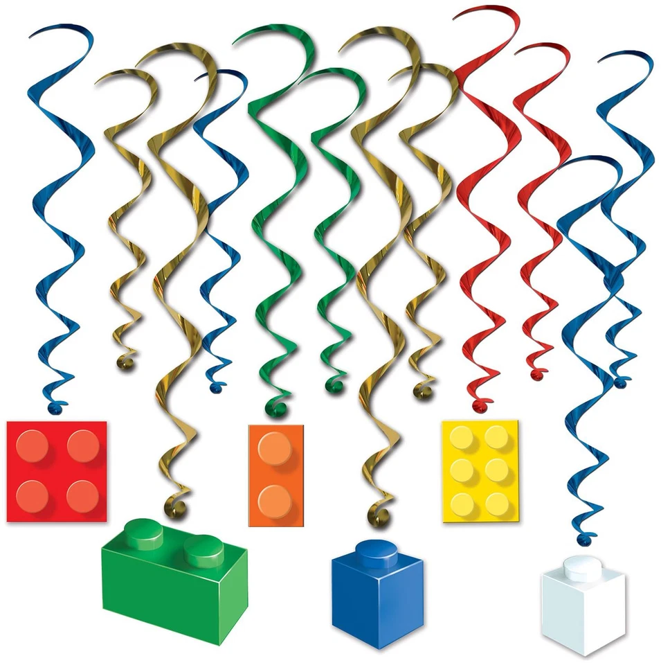 Bloque de construcción remolinos de tamaño 17"-32" para Halloween - Beistle Foto 1 de 1