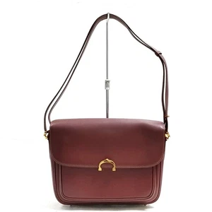 NO TARIFF Cartier Shoulder Bag Bordeaux Leather 4402877 - Picture 1 of 10