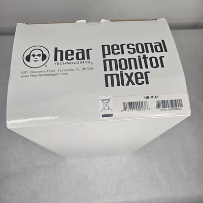 Hear Technologies NEW IN BOX HB-MIX1 Personal Hear back Monitor Mixer CG01PLB - Image 1 of 2