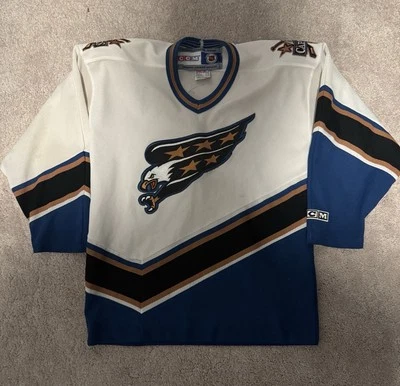 Camiseta deportiva Alex Ovechkin autografiada CCM talla niños (jóvenes) L/XL Foto 1 de 4