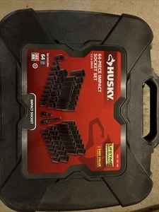 Juego de enchufes de impacto métrico Husky SAE 1/2 pulgada 64 piezas - Imagen 1 de 2