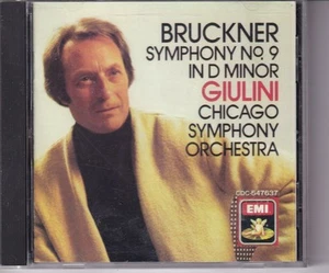 Bruckner Symphony No. 9 Giulini & Chicago EMI CDC-547637 - Picture 1 of 1