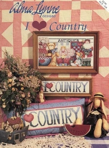 ALMA LYNNE I LOVE COUNTRY ENCANTADOR FOLLETO PUNTO DE CRUZ - Imagen 1 de 1