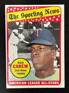 1969 Topps #419 Rod Carew All Star - VG - Creases - Multiple Pictures - Bild 1 von 4