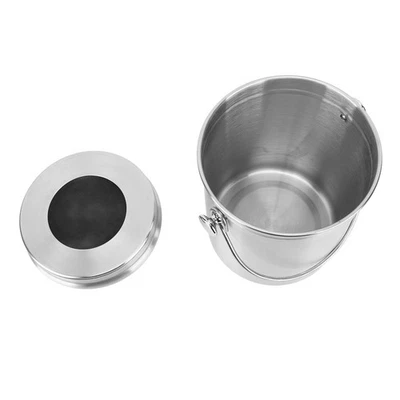 Countertop Compost Bin Round Stainless Steel Remove Odors Composting Bin SL - Image 1 of 4