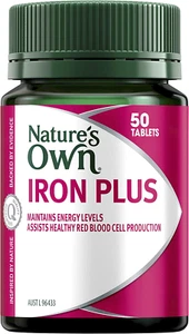 Nature'S Own Iron plus with Folic Acid, Vitamins C, B6, & B12 - Supports Heal... - Picture 1 of 12