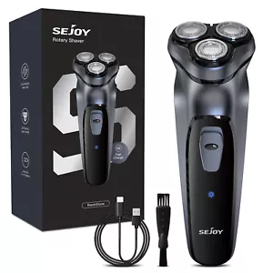 Men Electric Shaver Pop-up Trimmer Rotary Razor Beard Shaving USB Rechargeable - Picture 1 of 13