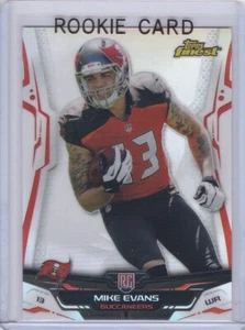 MIKE EVANS ROOKIE CARD 2014 Topps Finest REFRACTOR $$ RC Football TAMPA BAY BUCS - Picture 1 of 2