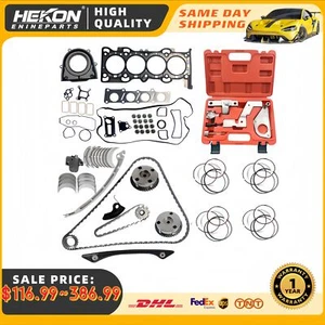 For Land Rover 204PT AJ200 2.0T 2011-19 Engine Rebuild Kit Timing Chain Tool VVT - Picture 1 of 19