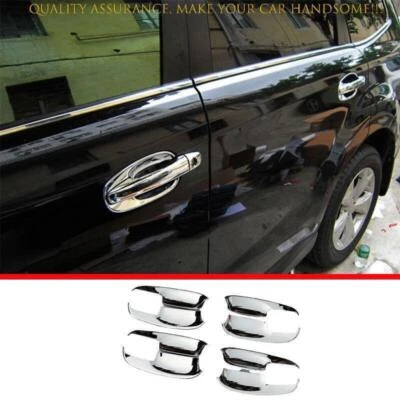 Яркая хромированная отделка крышки чаши внешней боковой двери для Subaru Forester 2014-18 8 шт. - Изображение 1 из 4