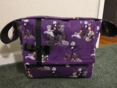 **NIGHTMARE BEFORE CHRISTMAS**saco de fraldas para bebê com pés de bolsa feito à mão - Imagem 1 de 4