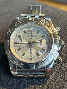 Breitling Chronomat 44 (AB011012/G685) Mother of Pearl, Excellent, All Papers - Picture 1 of 20