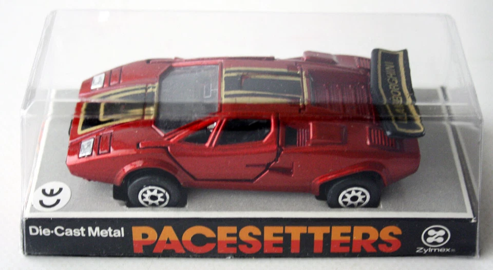 VINTAGE 80'S ZYLMEX PACESETTERS 1:43 LAMBORGINI COUNTACH DIE CAST METAL NEW ! - Image 1 of 4
