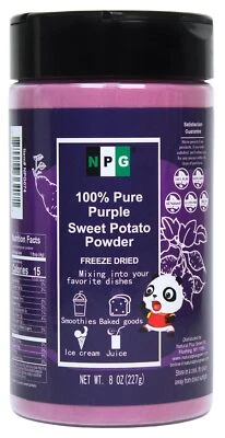 NPG 100% Pure Purple Sweet Potato Powder(Purple Yam Ube) 8 Ounces - Image 1 of 4