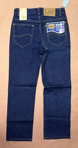 Vintage Lee Student Blue Jeans, Strait Leg, Deadstock Neu mit Etikett, Größe 29x28 - Bild 1 von 3