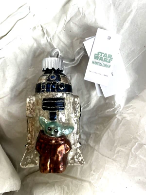 Granero de cerámica Star Wars Disney vacaciones R2D2 luz adorno fiesta regalo Navidad, Foto 1 de 4