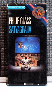 Philip Glass (1987) Satyagraha 3x Cassette Box Set OOP - Foto 1 di 3