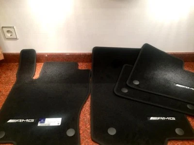 AMG Floor Mats Genuine Mercedes M-Class W166 GLE Velour Mats 2011-2019 - Image 1 of 3