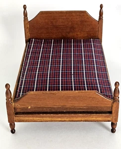 Set letto e materasso king size vintage Shackman casa delle bambole made in Japan - Foto 1 di 7