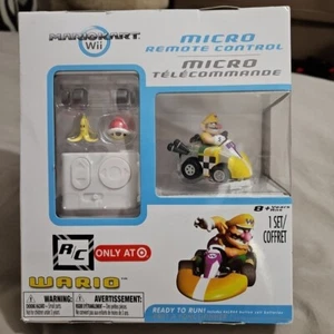 Super Mario Kart Wii Micro Remote Control Car Wario R/C Nintendo Target NIB - Picture 1 of 4