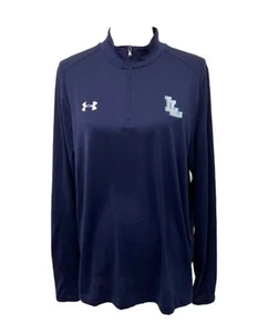 Layton Lancer’s Under Armour Men’s Size Large Shirt Blue Athletic Heat Gear - Picture 1 of 7