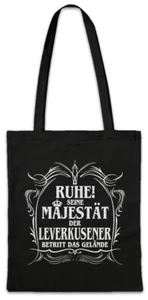 Seine Majestät Der Leverkusener Hipster Bag Stofftasche Stoffbeutel Rhein Wupper - Picture 1 of 1