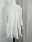 Dissh 100% Cotton White  Dress Size 6