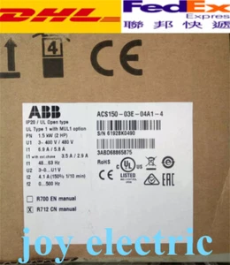 1PC New ABB ACS150-03E-04A1-4 Inverter ACS15003E04A14 Expedited Shipping - Picture 1 of 4